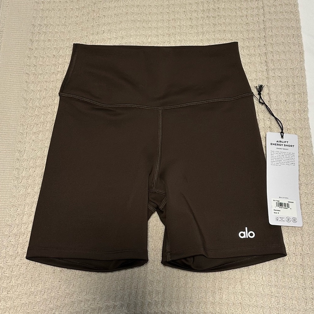 Alo Yoga - 5" Airlift Energy Short - Espresso - Small - NWT
